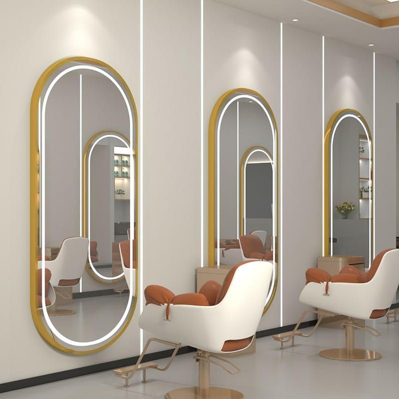 Curved LED Mirror 2m by 70cm - Shop Mirrors